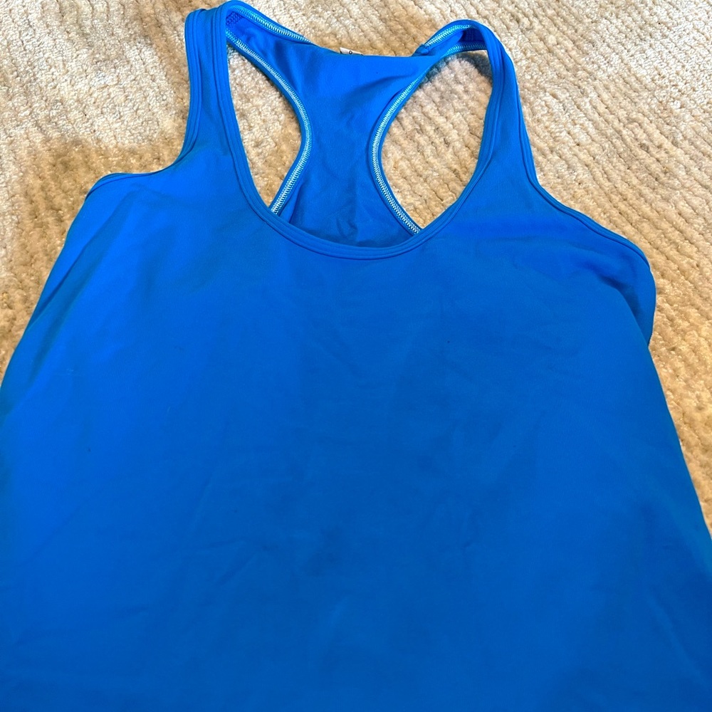 Lululemon Blue Racerback Tank - Size 6